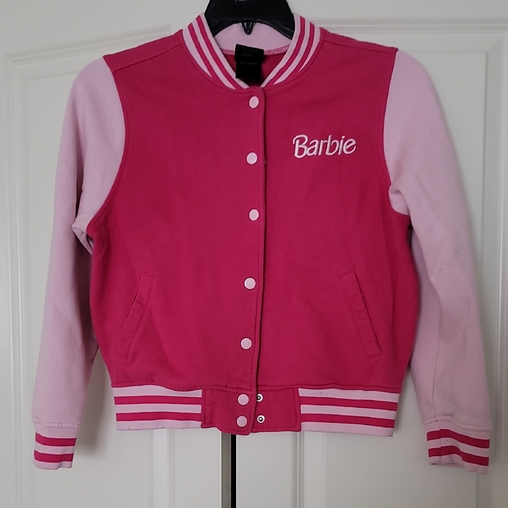 Barbie Two-Tone Pink Kids Jacket